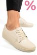 Pantofi beige piele naturala aspp2114