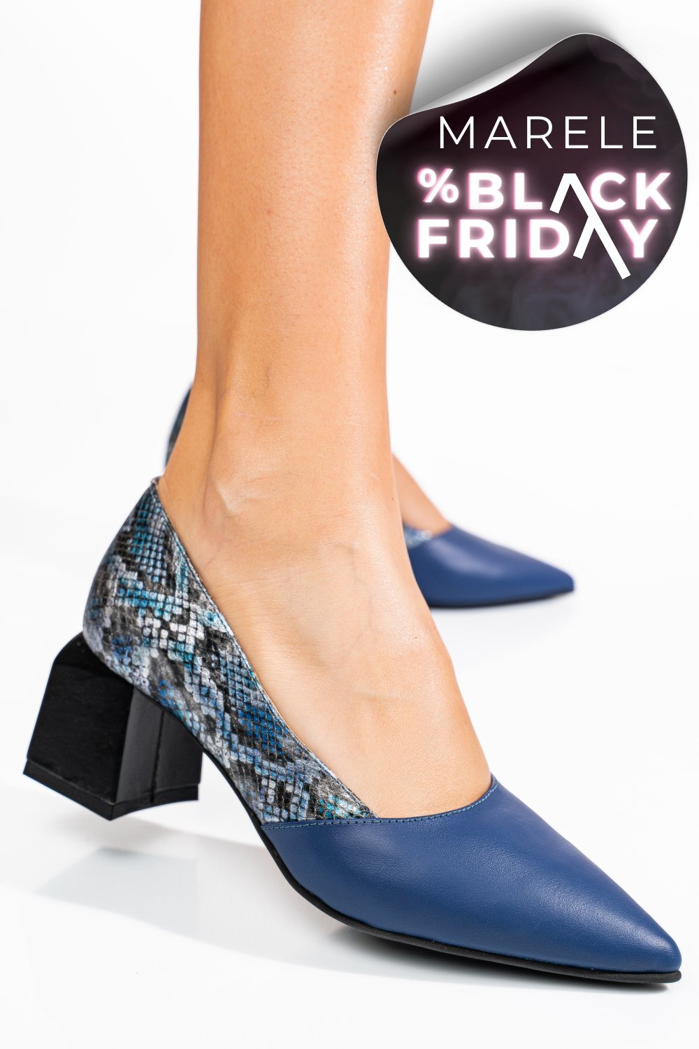 PANTOFI BLEU PIELE NATURALA 5S77460