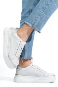PANTOFI SPORT WHITE PIELE NATURALA TSP5912