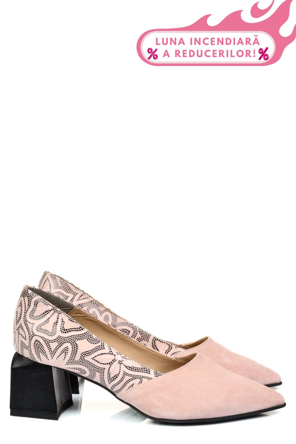 PANTOFI NUDE PIELE NATURALA INTOARSA 5S77460