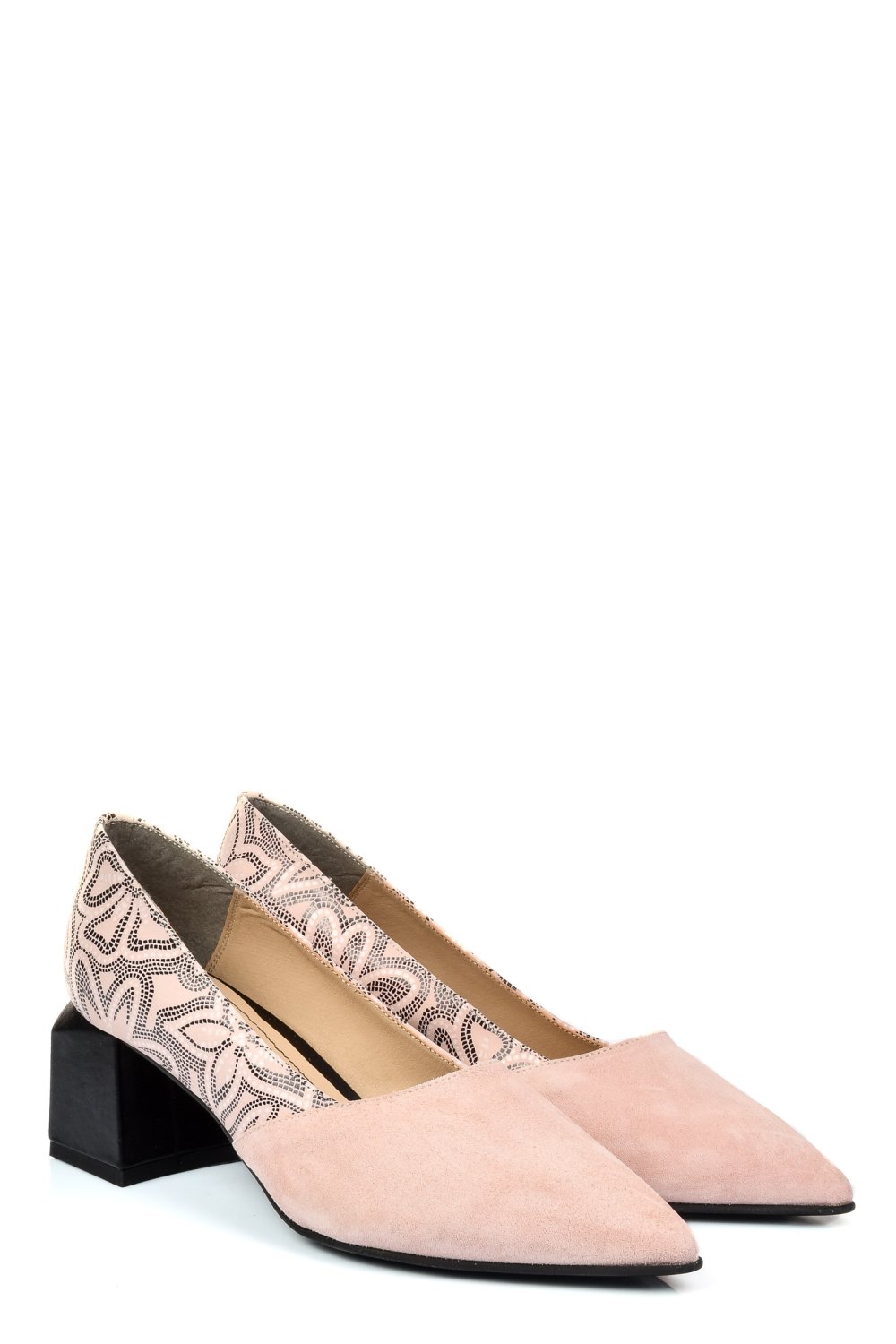 PANTOFI NUDE PIELE NATURALA INTOARSA 5S77460