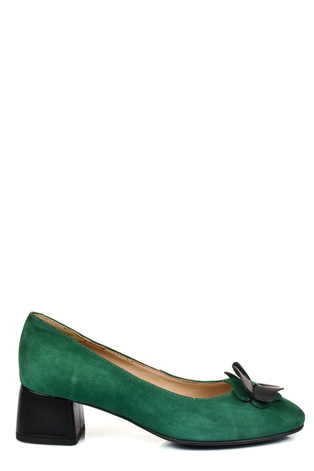 PANTOFI VERZI PIELE NATURALA INTOARSA 5S77555