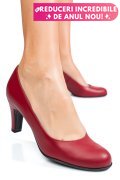 PANTOFI ROSII PIELE NATURALA 3S77152