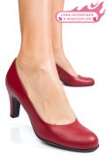 PANTOFI ROSII PIELE NATURALA 3S77152