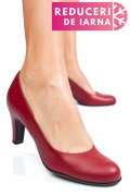 PANTOFI ROSII PIELE NATURALA 3S77152