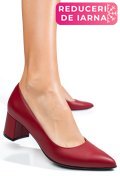 PANTOFI ROSII PIELE NATURALA 3S77583