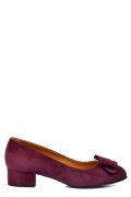 PANTOFI DAMA GUBAN PIELE NATURALA INTOARSA BORDO 3S77484