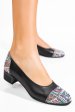 Pantofi negri color piele naturala 1s77317