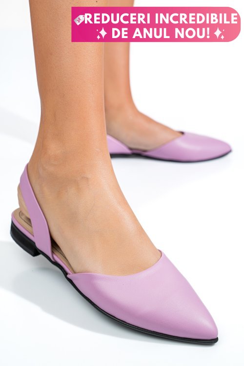 Balerini mov piele naturala 3s7721