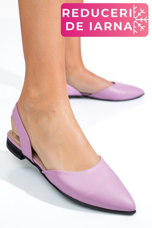 Balerini mov piele naturala 3s7721