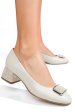 Pantofi bej piele naturala 5s77544
