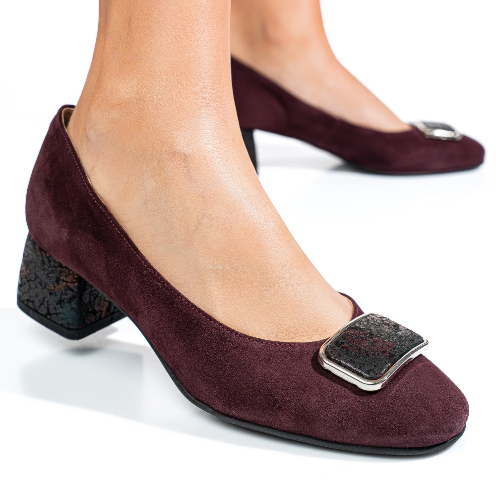PANTOFI VISINII PIELE NATURALA INTOARSA 5S77544