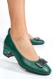 Pantofi verzi piele naturala 5s77444