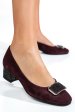 Pantofi visinii piele naturala intoarsa 5s77555b