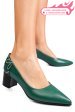 Pantofi verzi piele naturala 5s77602