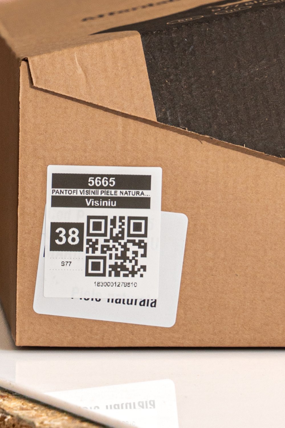 PANTOFI VISINII PIELE NATURALA 5S77665