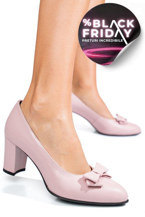 Pantofi mov piele naturala 1s77675nef