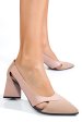 Pantofi roz piele naturala 5s77700b