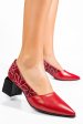 Pantofi rosii piele naturala 5s77460