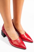 PANTOFI ROSII PIELE NATURALA 5S77460