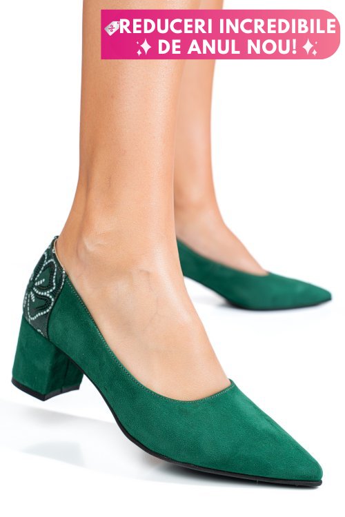 Pantofi all green piele naturala intoarsa 5s77602