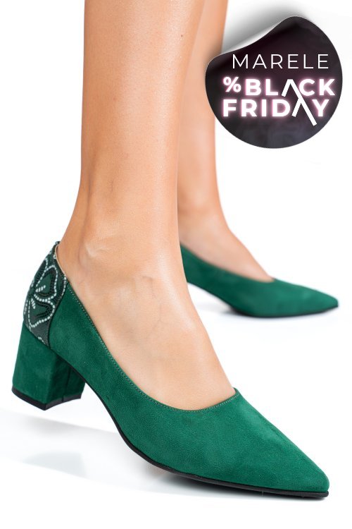 Pantofi all green piele naturala intoarsa 5s77602