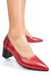 Pantofi rosii piele naturala 5s77602