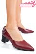 Pantofi visinii piele naturala 5s77602