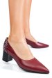 Pantofi visinii piele naturala 5s77602