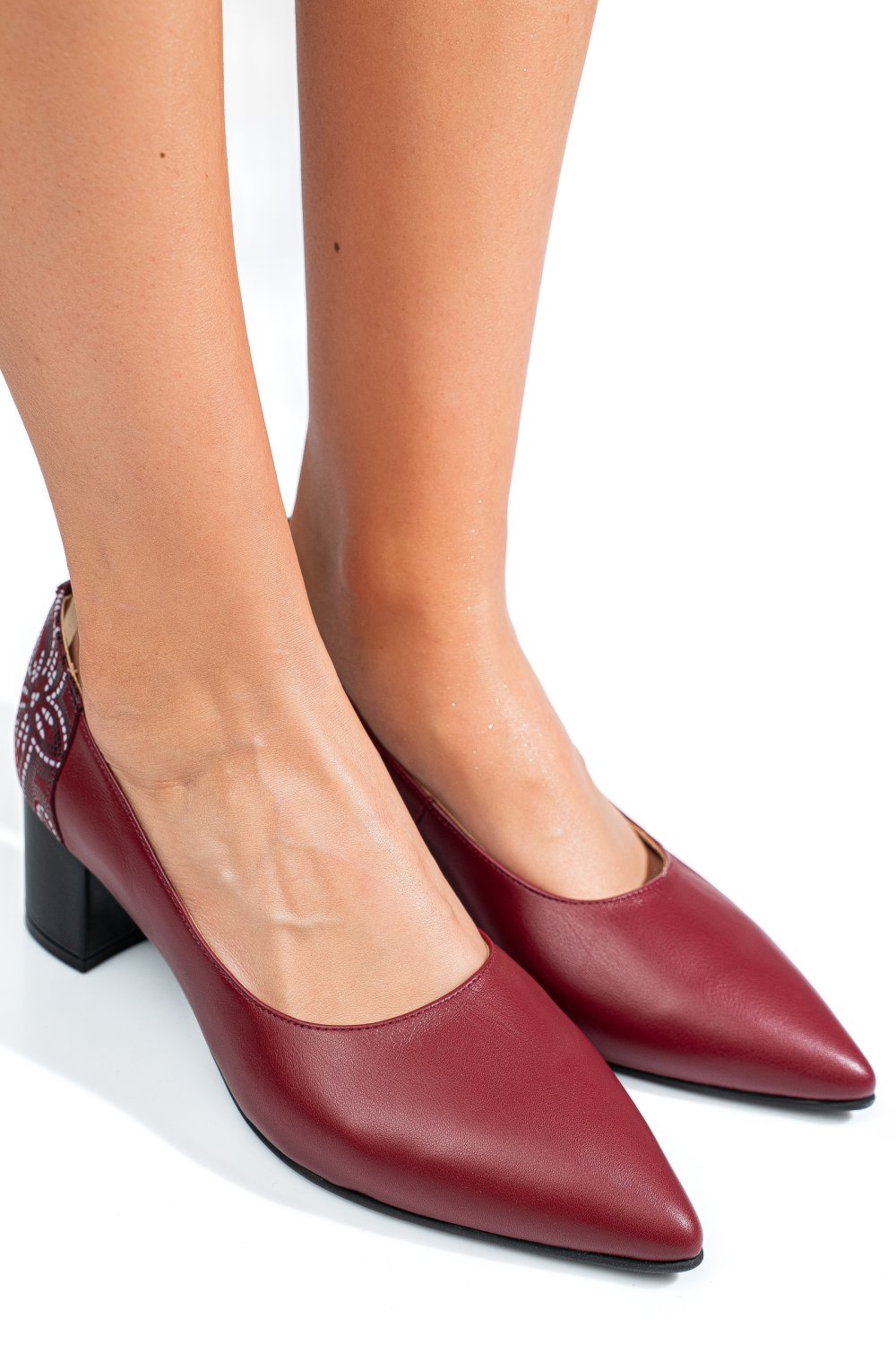 PANTOFI VISINII PIELE NATURALA 5S77602