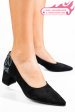 Pantofi negri piele naturala intoarsa 5s77602