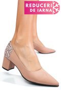 PANTOFI ROZ PIELE NATURALA 5S77602