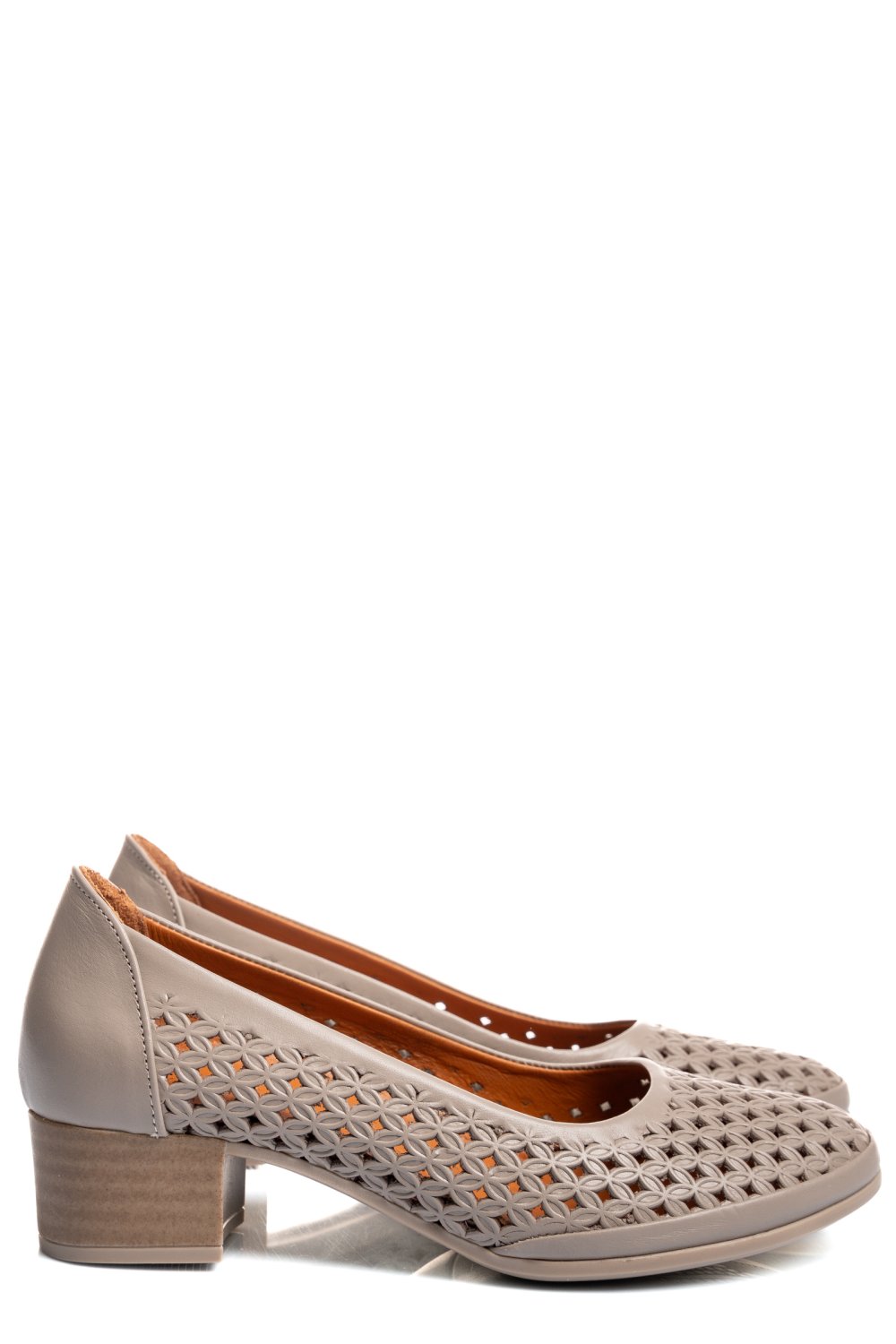 PANTOFI TAUPE PIELE NATURALA 0PC42