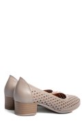 PANTOFI TAUPE PIELE NATURALA 0PC42
