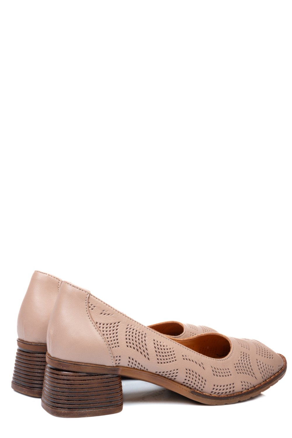 PANTOFI BEJ PIELE NATURALA 5PC4