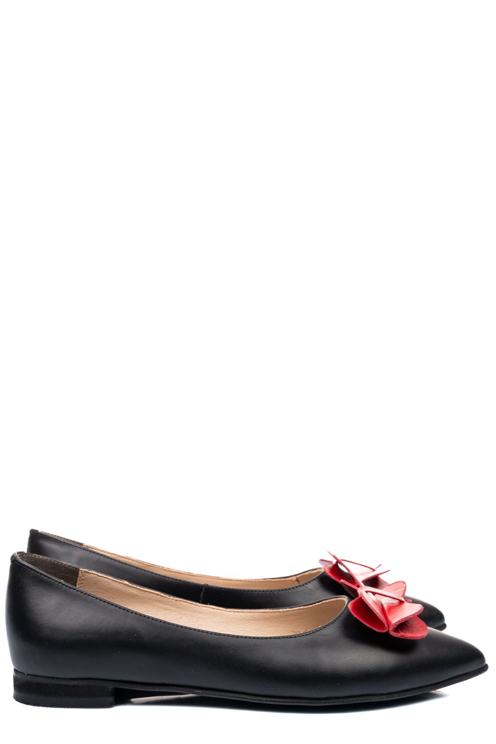 BALERINI NEGRI PIELE NATURALA 3S7701