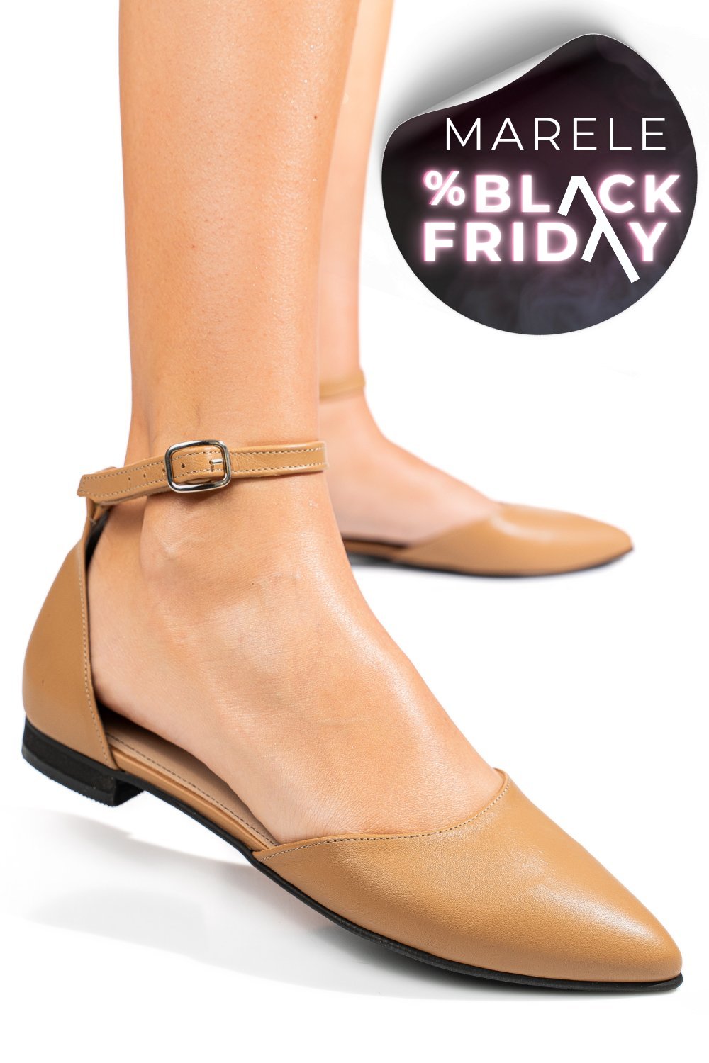 BALERINI CAPPUCCINO PIELE NATURALA 3S7733-II