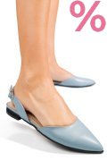 BALERINI BLEU PIELE NATURALA 3S7732