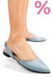 Balerini bleu piele naturala 3s7732