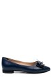 Balerini bleumarin piele naturala 3s7701