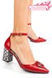 Pantofi rosii piele naturala 2s77740