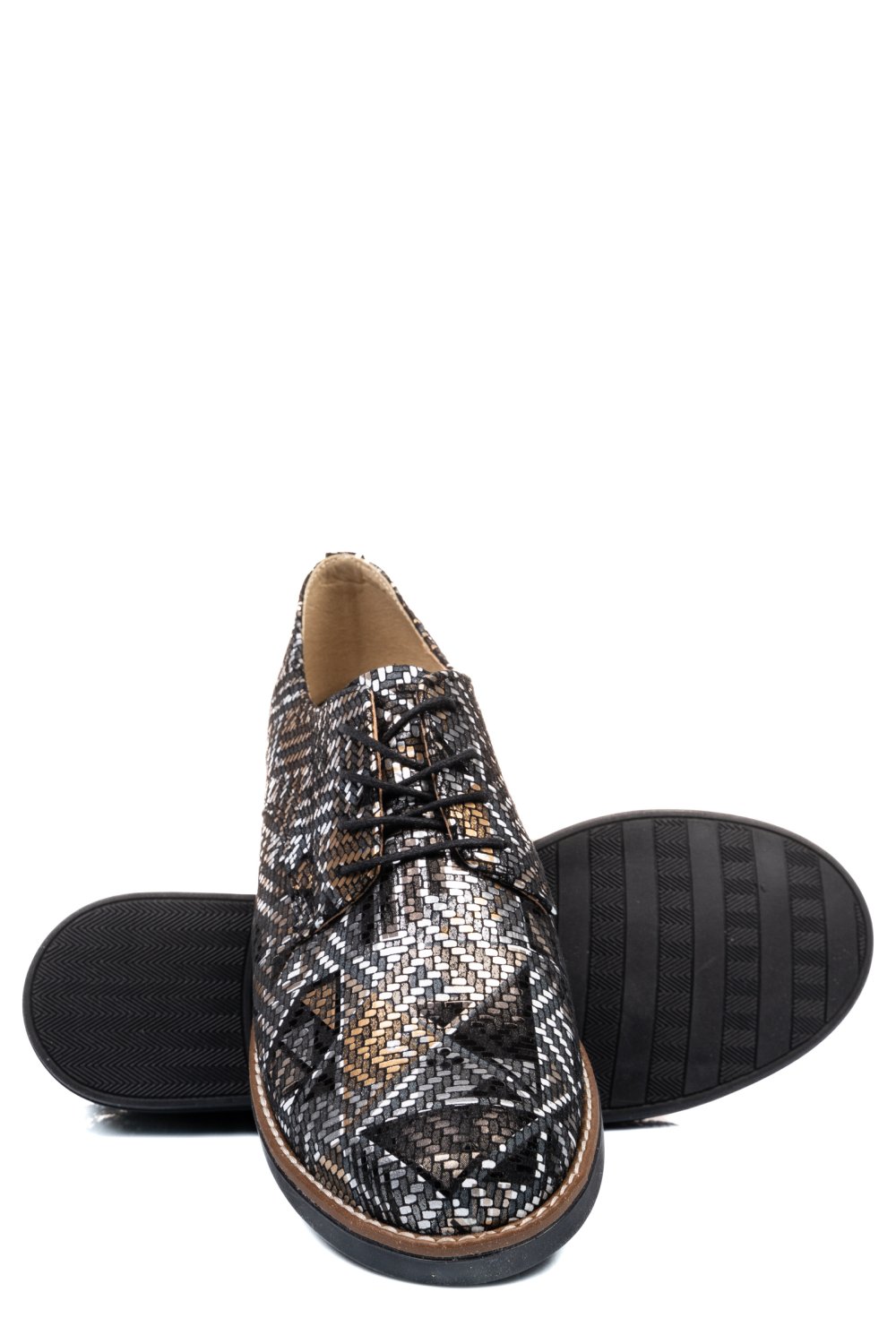 PANTOFI NEGRU CARO PIELE NATURALA 2S77025