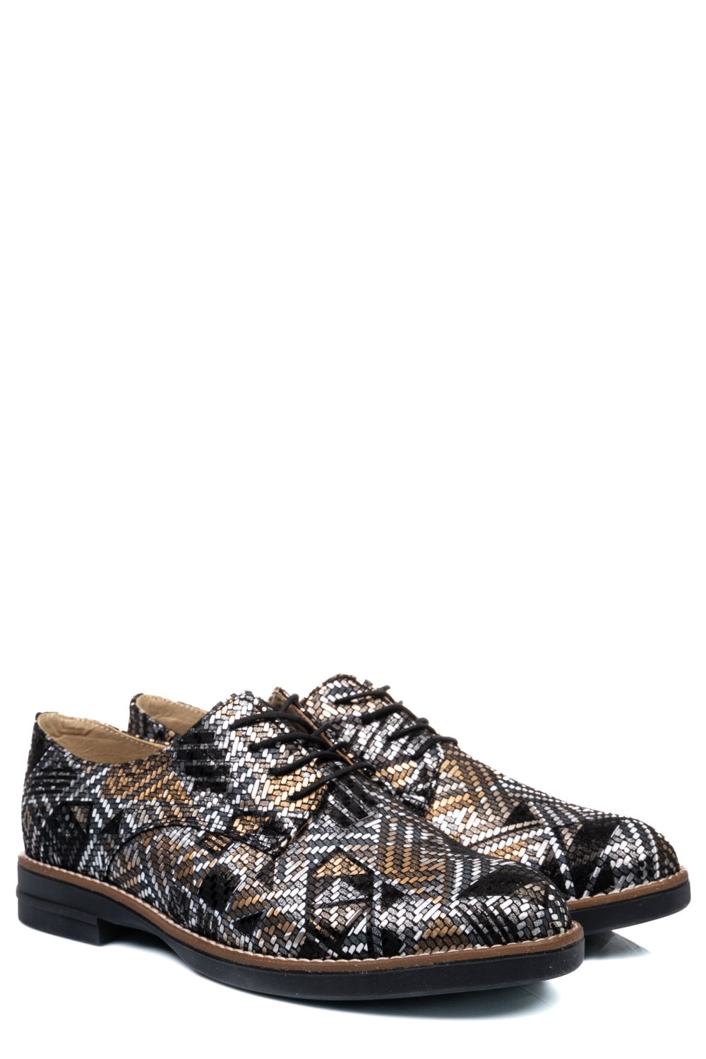 PANTOFI NEGRU CARO PIELE NATURALA 2S77025