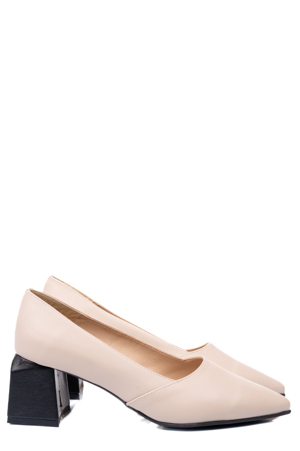 PANTOFI TAUPE PIELE NATURALA 5S77460