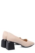 PANTOFI TAUPE PIELE NATURALA 5S77460