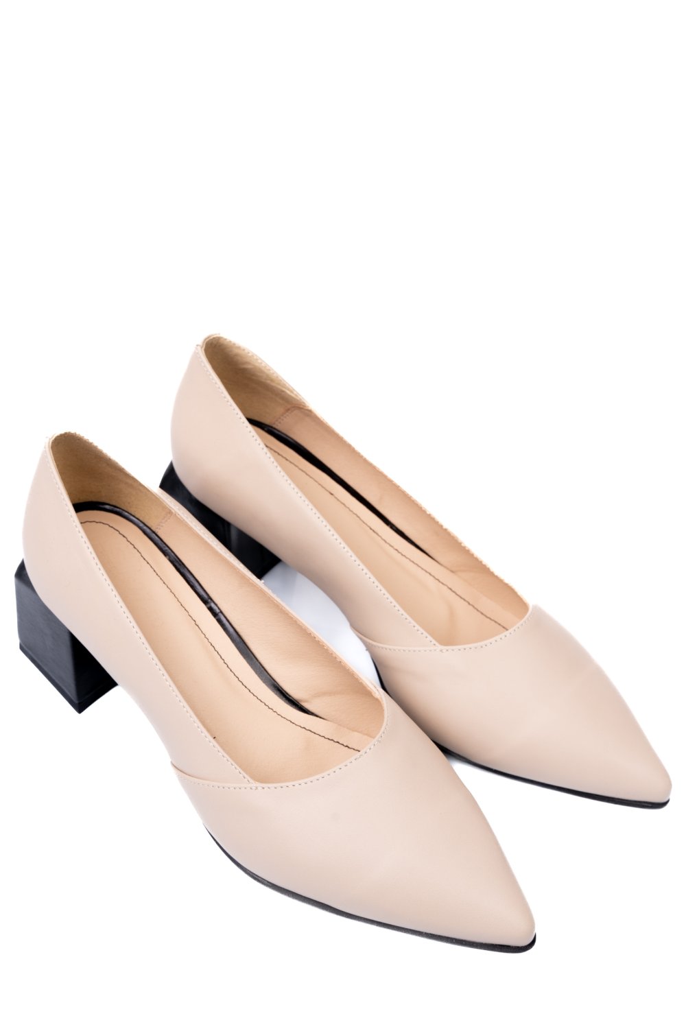 PANTOFI TAUPE PIELE NATURALA 5S77460