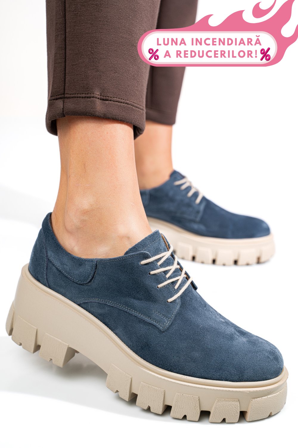 PANTOFI BLEU PIELE NATURALA INTOARSA 2S77080