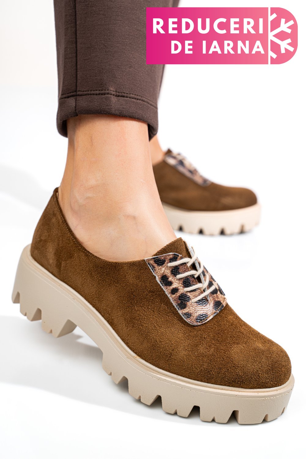 PANTOFI MARO PIELE NATURALA INTOARSA DOLORES