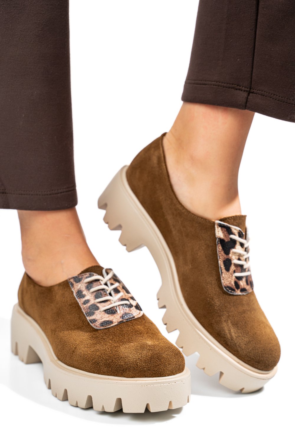 PANTOFI MARO PIELE NATURALA INTOARSA DOLORES