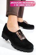 PANTOFI NEGRI PIELE NATURALA INTOARSA DOLORES